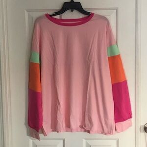 Colorful Long Sleeve Top